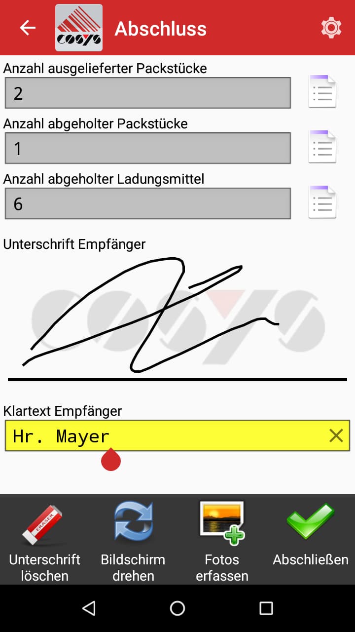 TMS Software Toursübersicht TMS Software Toursübersicht