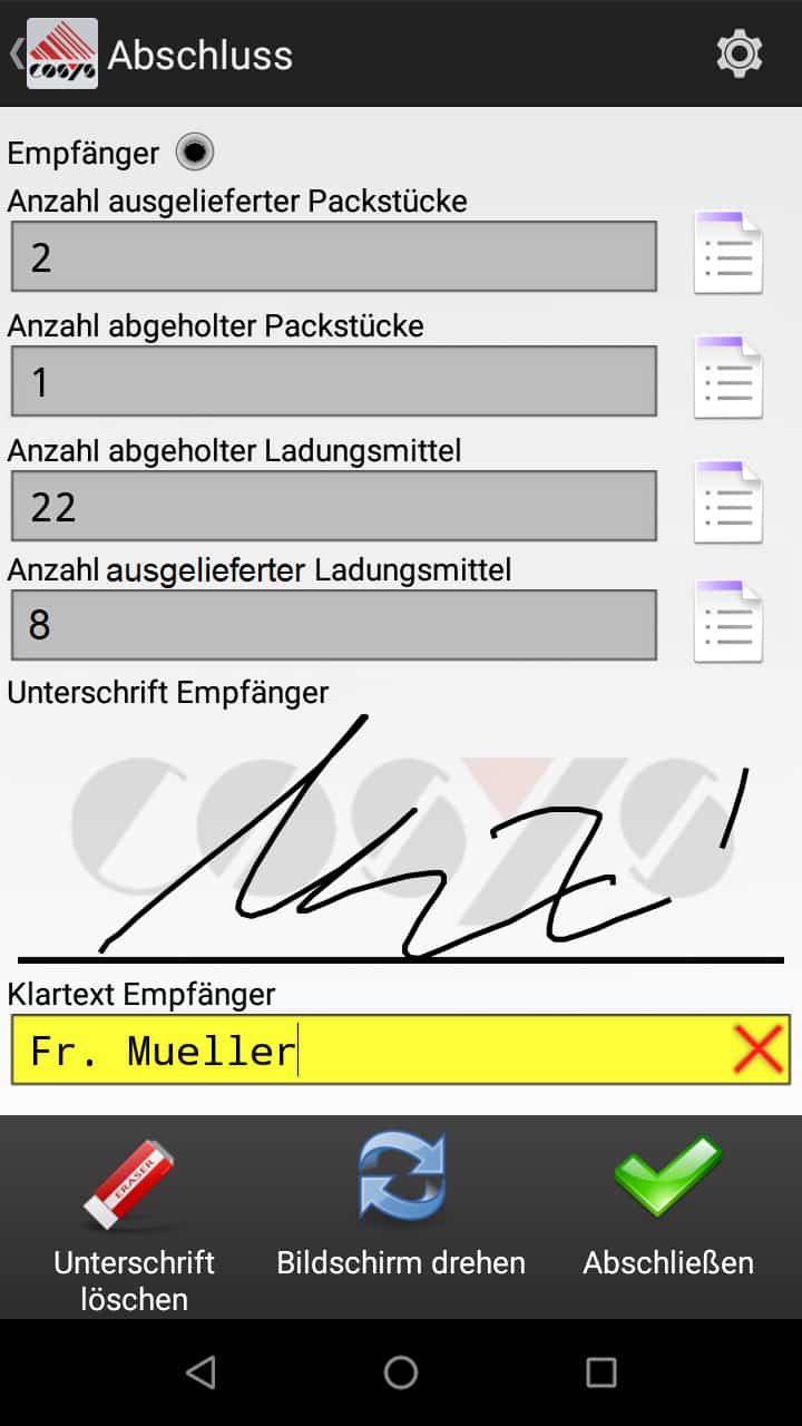 Colección Selección de Clientes Software Android por COSYS Colección Selección de Clientes Software Android por COSYS