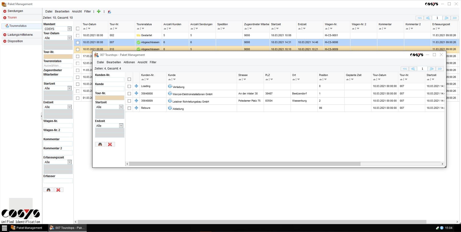 COSYS WebDesk Transportee COSYS WebDesk Transportee