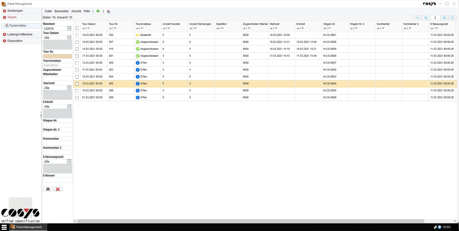 COSYS WebDesk Transportee COSYS WebDesk Transportee