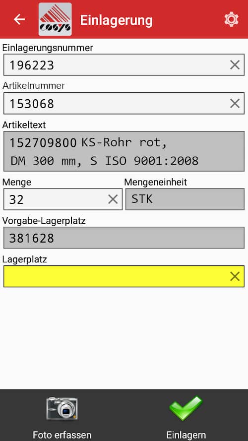Lager – Chargenverwaltung Lager – Chargenverwaltung