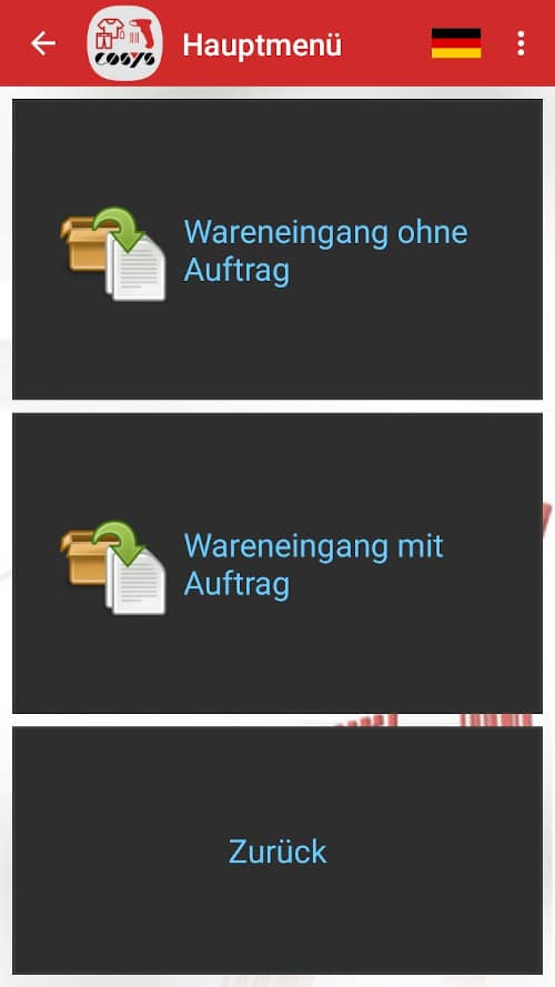 Entrada de mercancías Entrada de mercancías