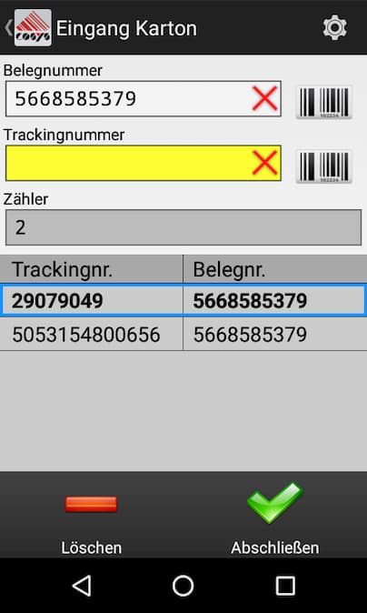 Llegada Seguimiento de tabaco y rastreo Llegada Seguimiento de tabaco y rastreo