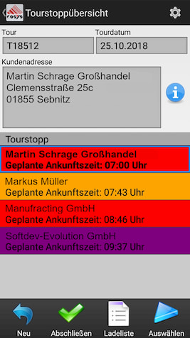 Escaneo de entrega inversa / recogida de clientes