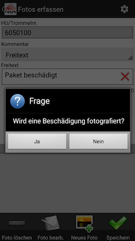 Escaneo de entrega inversa / recogida de clientes