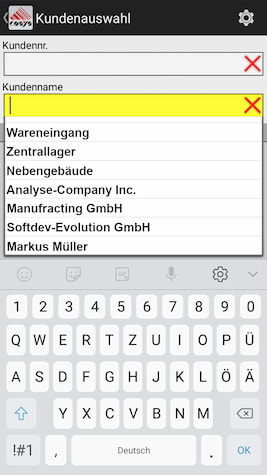 Escaneo de entrega inversa / recogida de clientes