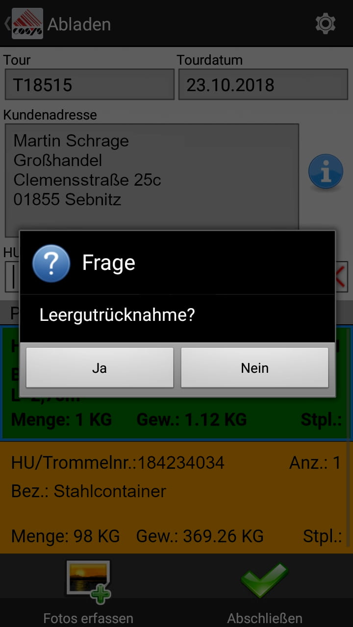Gestión de equipos de carga Escaneo de entregas Recogida de datos móviles Gestión de equipos de carga Escaneo de entregas Recogida de datos móviles