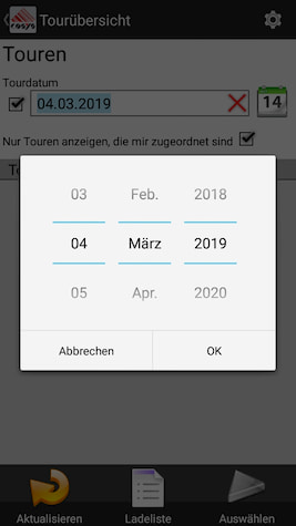 Recorridos Escaneo de entregas Recogida de datos en el móvil Recorridos Escaneo de entregas Recogida de datos en el móvil