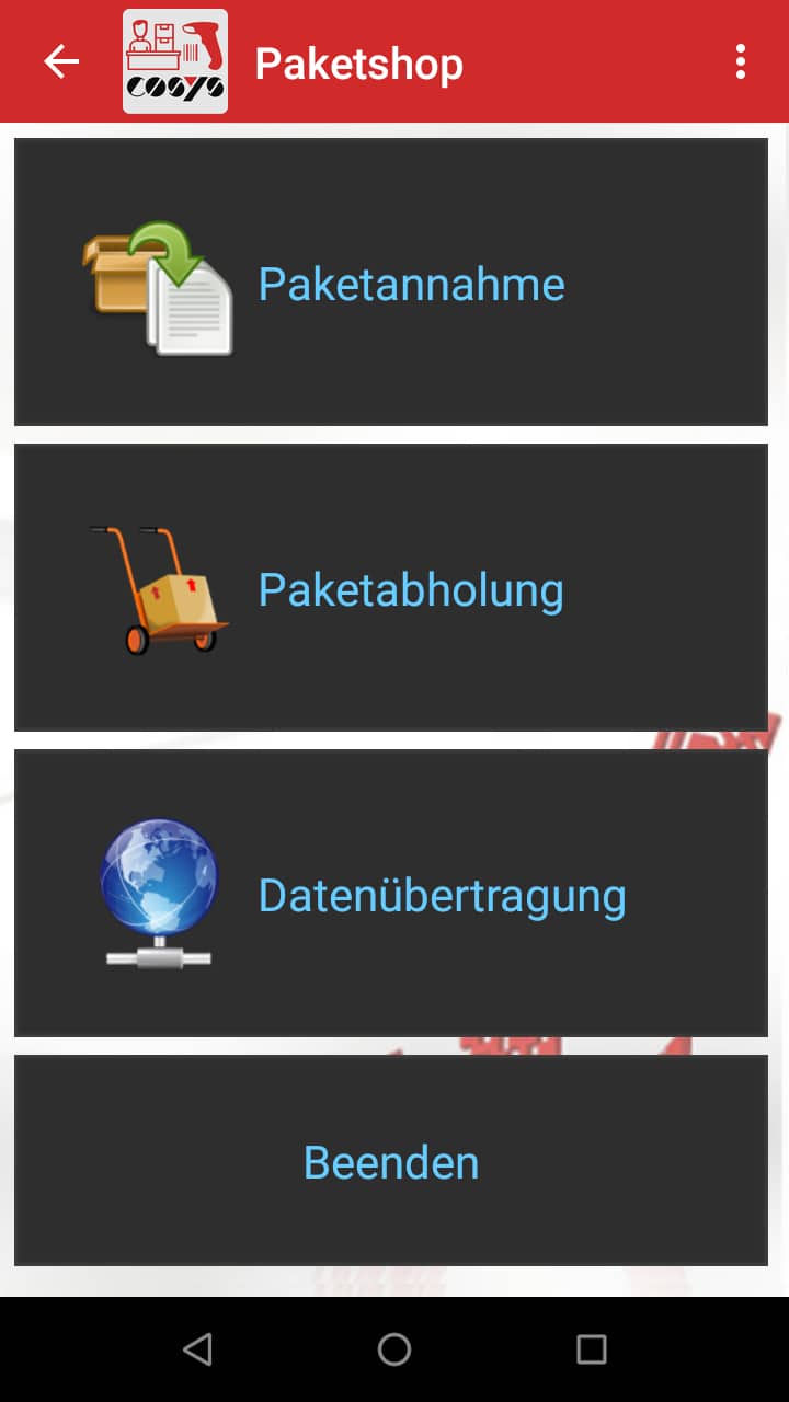 Transporte en módulos de software de gestión de paquetes