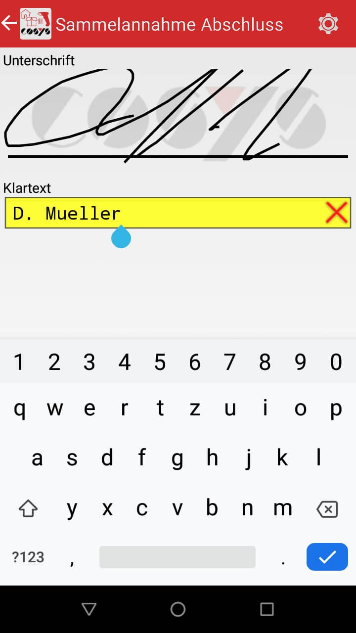 Artículos entrantes Visión general del software Android de COSYS Artículos entrantes Visión general del software Android de COSYS