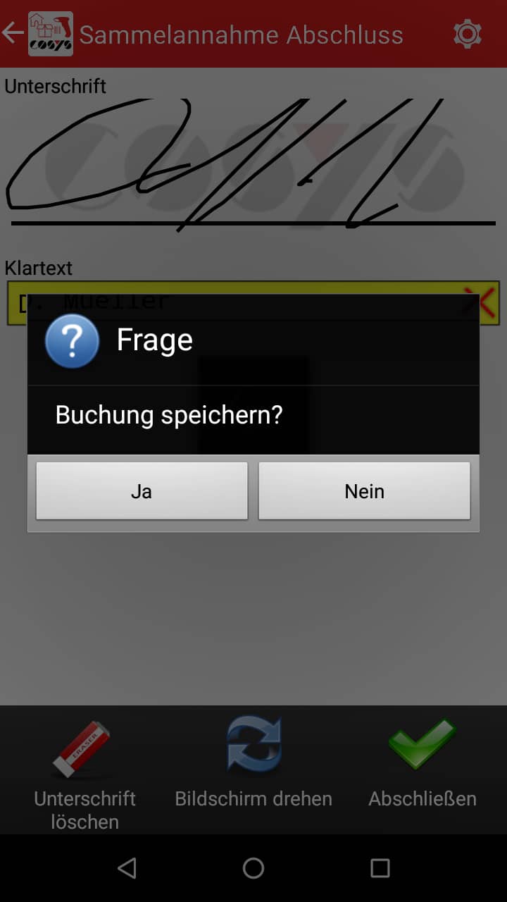 Artículos entrantes Visión general del software Android de COSYS Artículos entrantes Visión general del software Android de COSYS