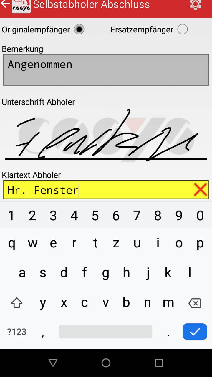 Artículos entrantes Visión general del software Android de COSYS Artículos entrantes Visión general del software Android de COSYS