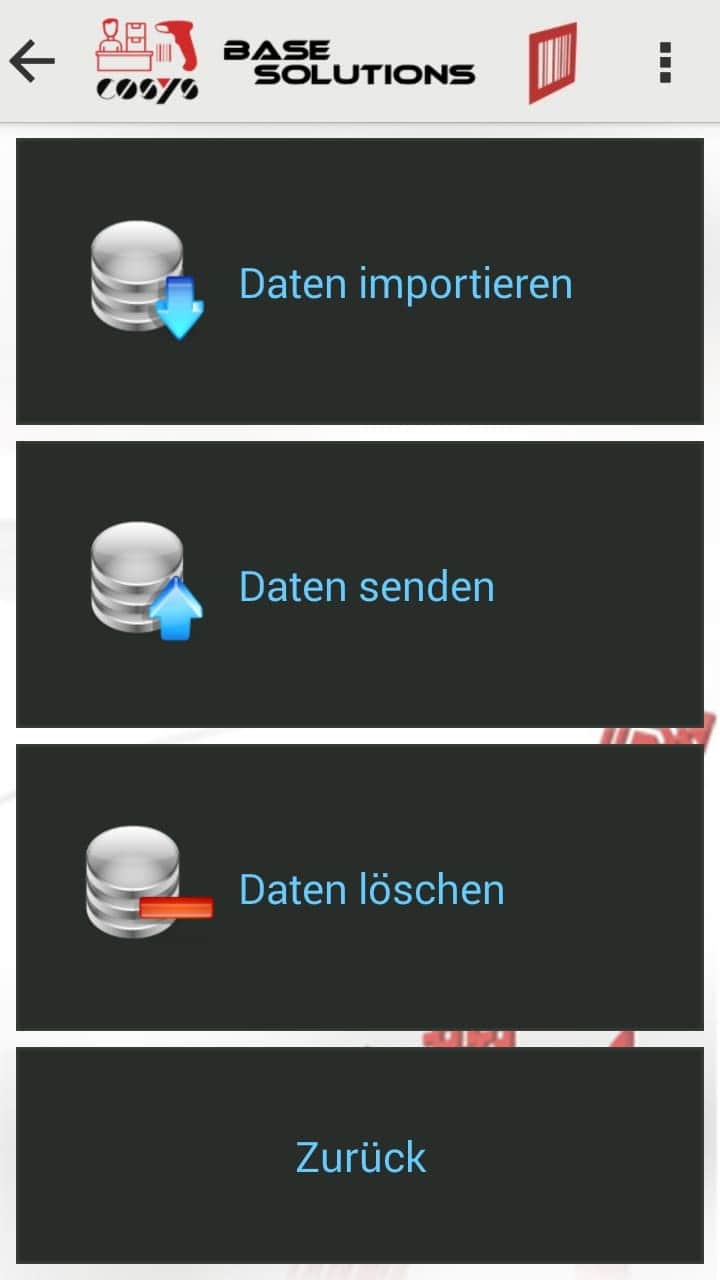 Selección de productos entrantes Software Android de COSYS Selección de productos entrantes Software Android de COSYS