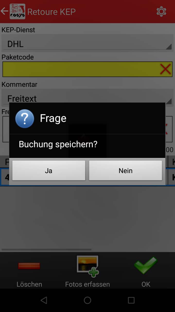 Transporte en módulos de software de gestión de paquetes