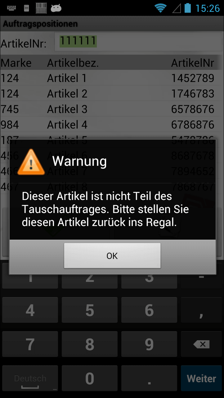 Pedir el artículo Visión general del software Android de COSYS