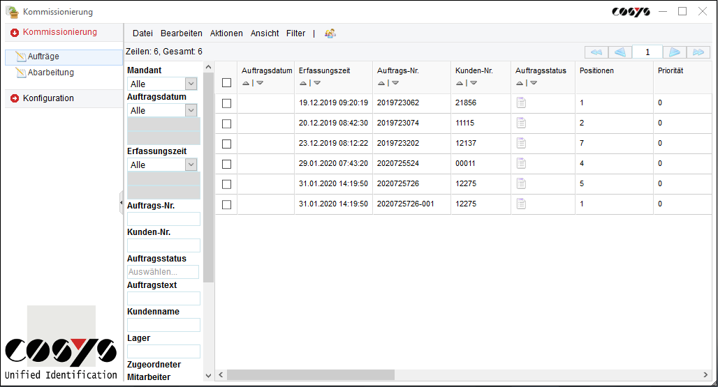 Preparación de pedidos Resumen de pedidos